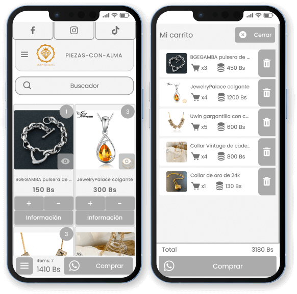 Crea tu catálogo digital de Joyería