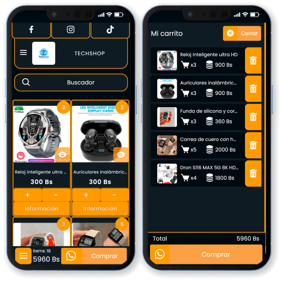 Crea tu catálogo digital de Tecnología